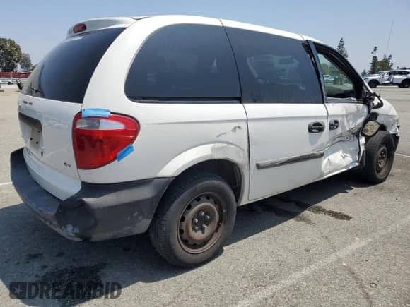 2007 Dodge Caravan with VIN 1D4GP21R87B219258, listed as a Copart auction lot 55651305 with 198,343 mi miles and Salvage title. Bid and sale history available at DreamBid. Image 3.