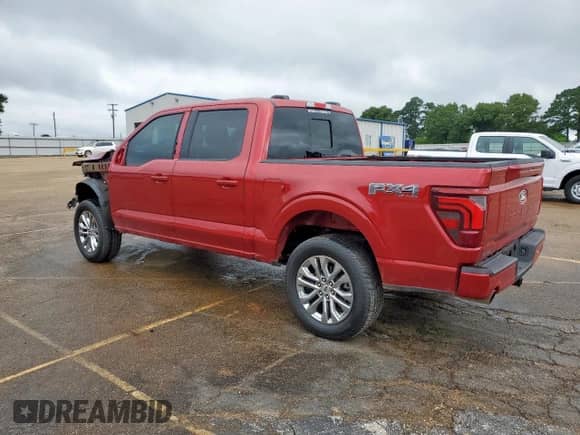 2025 Ford F-150 Lariat с VIN 1FTFW5L8XSFA15404, выставлен на аукционе Copart как лот 58945285 с пробегом 3 454 миль миль и Списание • Salvage title. История ставок и продаж доступна на DreamBid. Изображение 2.