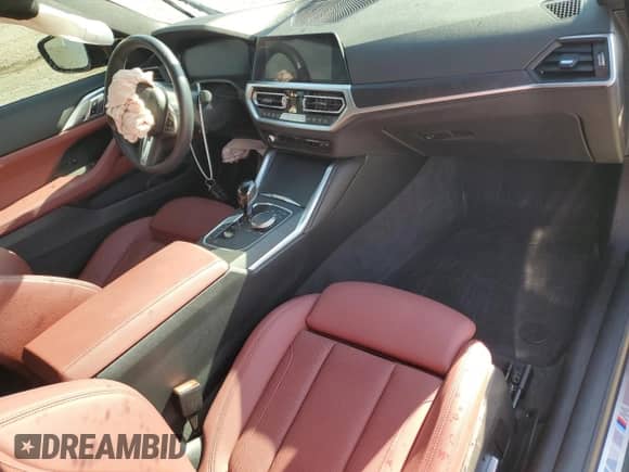 2023 BMW 4 Series 430i xDrive with VIN WBA73AP02PCL47210, listed as a Copart auction lot 72401194 with 27,518 mi miles and Salvage title. Bid and sale history available at DreamBid. Image 8.