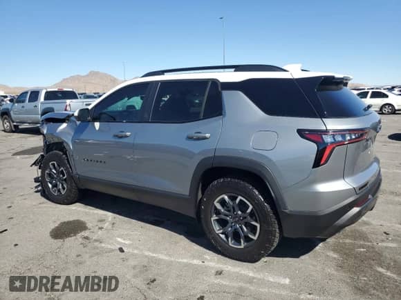 2025 Chevrolet Equinox FWD ACTIV с VIN 3GNAXKEG2SL119554, выставлен на аукционе Copart как лот 46473455 с пробегом 913 миль миль и Списание • Salvage title. История ставок и продаж доступна на DreamBid. Изображение 2.