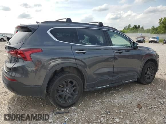 2022 Hyundai Santa Fe XRT with VIN 5NMS6DAJ6NH436607, listed as a Copart auction lot 62814685 with 50,322 mi miles and Non repairable. Bid and sale history available at DreamBid. Image 3.