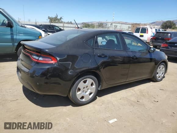 2015 Dodge Dart SE with VIN 1C3CDFAA9FD345822, listed as a Copart auction lot 68062535 with 115,134 mi miles and Clean title. Bid and sale history available at DreamBid. Image 3.