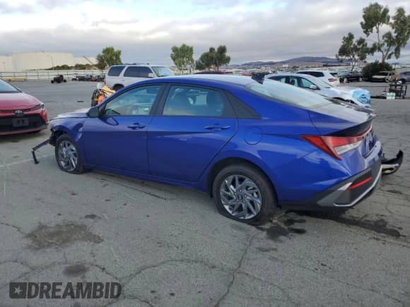 2024 Hyundai Elantra SEL with VIN KMHLM4DGXRU699574, listed as a Copart auction lot 80163175 with 12,255 mi miles and Salvage title. Bid and sale history available at DreamBid. Image 2.