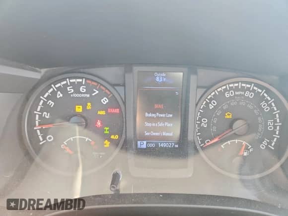 2020 Toyota Tacoma SR5 z VIN 3TMCZ5AN1LM311240, wystawiony jako Copart lot #85188965 z przebiegiem 149 027 mil mil oraz Szkoda całkowita • Salvage title. Historia ofert i sprzedaży dostępna na DreamBid. Obrazek 9.