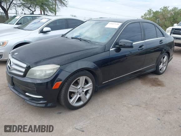2011 Mercedes-Benz C 300 Sport with VIN WDDGF5EB4BA459104, listed as a IAAI auction lot 43427536 with 187,493 mi miles and . Bid and sale history available at DreamBid. Image 17.