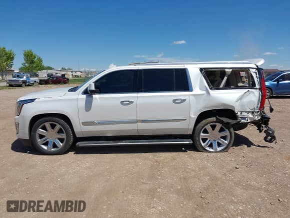 2017 Cadillac Escalade ESV Premium Luxury with VIN 1GYS4JKJXHR137702, listed as a IAAI auction lot 42344804 with 158,048 mi miles and . Bid and sale history available at DreamBid. Image 14.