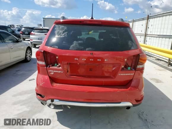 2018 Dodge Journey Crossroad with VIN 3C4PDDGG2JT449259, listed as a Copart auction lot 82250795 with 106,476 mi miles and Salvage title. Bid and sale history available at DreamBid. Image 6.