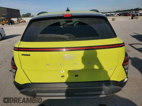 2024 Hyundai Kona Limited с VIN KM8HE3A36RU108607, выставлен на аукционе Copart как лот 70826485 с пробегом 33 664 миль миль и Списание • Salvage title. История ставок и продаж доступна на DreamBid. Изображение 6.