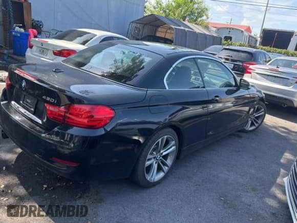 2017 BMW 4 Series 430i with VIN WBA4U7C53H5H19215, listed as a Copart auction lot 64306705 with 113,807 mi miles and Clean title. Bid and sale history available at DreamBid. Image 4.