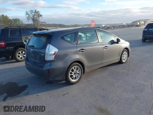2013 Toyota Prius Two with VIN JTDZN3EU5D3269783, listed as a IAAI auction lot 43481600 with 191,187 mi miles and . Bid and sale history available at DreamBid. Image 4.