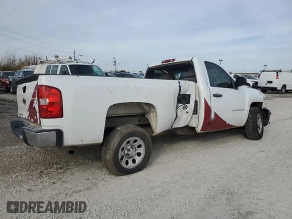 2009 Chevrolet Silverado 1500 Work Truck with VIN 1GCEC14X99Z212382, listed as a Copart auction lot 80115364 with Not provided miles and Salvage title. Bid and sale history available at DreamBid. Image 3.