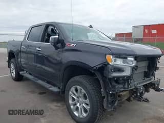 2023 Chevrolet Silverado 1500 LTZ with VIN 3GCUDGELXPG356978, listed as a IAAI auction lot 42273870 with 23,703 mi miles and . Bid and sale history available at DreamBid. Image 1.
