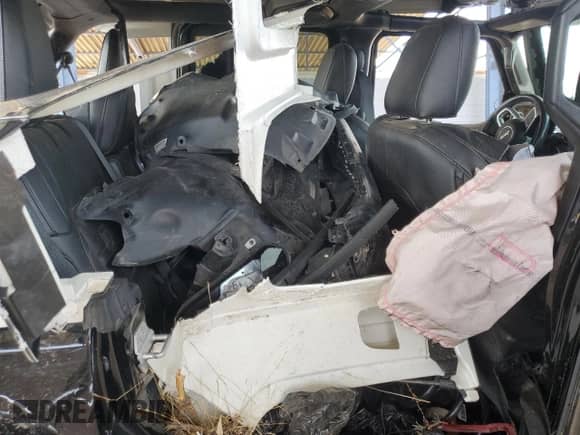 2021 Jeep Wrangler Unlimited Sahara High Altitude with VIN 1C4HJXEG2MW734057, listed as a Copart auction lot 78419394 with 43,567 mi miles and Salvage title. Bid and sale history available at DreamBid. Image 10.