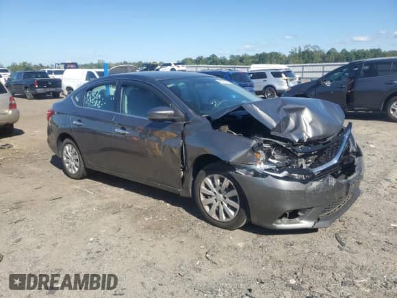 2019 Nissan Sentra SV with VIN 3N1AB7AP9KY250402, listed as a Copart auction lot 82001165 with 89,294 mi miles and Salvage title. Bid and sale history available at DreamBid. Image 4.