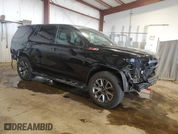 2023 Chevrolet Tahoe Z71 с VIN 1GNSKPKD1PR470224, выставлен на аукционе Copart как лот 65431265 с пробегом 27 777 миль миль и Списание • Salvage title. История ставок и продаж доступна на DreamBid. Изображение 4.