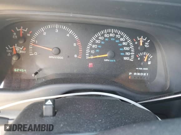 1999 Dodge Dakota SLT with VIN 1B7GL26Z9XS278840, listed as a Copart auction lot 65640885 with 62,454 mi miles and Salvage title. Bid and sale history available at DreamBid. Image 9.