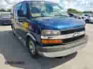 2004 Chevrolet Express Passenger with VIN 1GBFG15T041233492, listed as a Copart auction lot 82193815 with 219,338 mi miles and Salvage title. Bid and sale history available at DreamBid. Image 4.