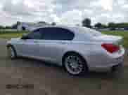 2011 BMW 7 Series 750Li with VIN WBAKB8C52BCY65205, listed as a Copart auction lot 66827495 with 96,168 mi miles and Salvage title. Bid and sale history available at DreamBid. Image 2.