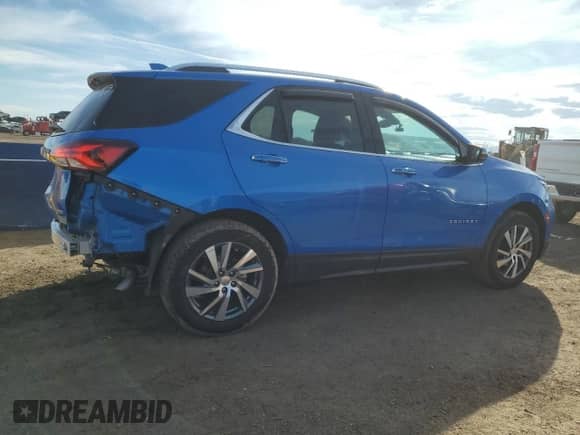 2024 Chevrolet Equinox Premier with VIN 3GNAXXEG0RL172759, listed as a Copart auction lot 82092335 with 3,858 mi miles and Salvage title. Bid and sale history available at DreamBid. Image 3.