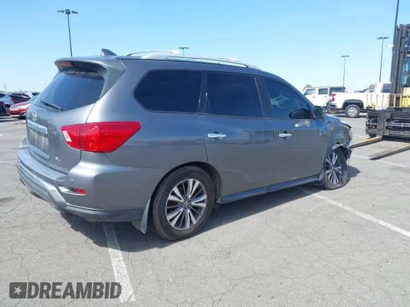 2019 Nissan Pathfinder SL with VIN 5N1DR2MN0KC590819, listed as a IAAI auction lot 41534263 with 75,580 mi miles and . Bid and sale history available at DreamBid. Image 4.
