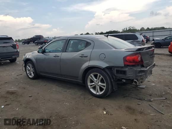 2012 Dodge Avenger SXT Plus with VIN 1C3CDZEG2CN269267, listed as a Copart auction lot 66112175 with 196,339 mi miles and Clean title. Bid and sale history available at DreamBid. Image 2.