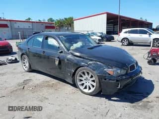 2005 BMW 7 Series 745i with VIN WBAGL63585DP76177, listed as a IAAI auction lot 41769687 with 141,663 mi miles and . Bid and sale history available at DreamBid. Image 1.