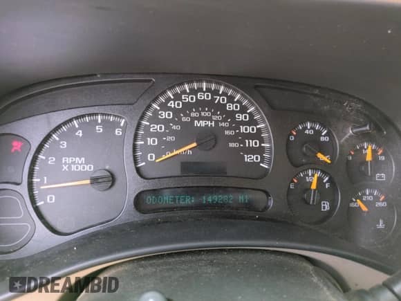 2005 Chevrolet Tahoe LT with VIN 1GNEC13T45R210040, listed as a Copart auction lot 67684965 with 1,499,282 mi miles and Salvage title. Bid and sale history available at DreamBid. Image 9.