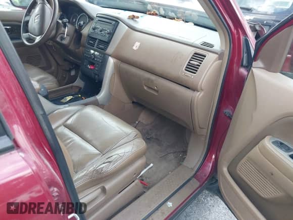 2006 Honda Pilot EX-L с VIN 5FNYF28526B023173, выставлен на аукционе IAAI как лот 42573933 с пробегом 276 448 миль миль и . История ставок и продаж доступна на DreamBid. Изображение 5.