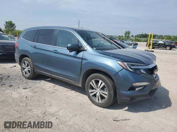 2018 Honda Pilot EX-L z VIN 5FNYF6H80JB025207, wystawiony jako Copart lot #65639525 z przebiegiem Nie podano mil oraz Szkoda całkowita • Salvage title. Historia ofert i sprzedaży dostępna na DreamBid. Obrazek 4.