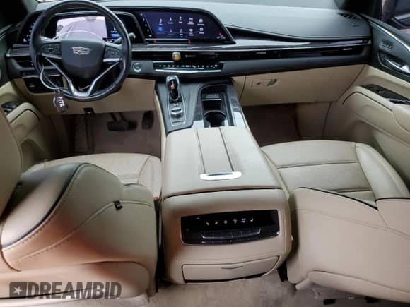 2021 Cadillac Escalade ESV Premium Luxury с VIN 1GYS4KKL9MR307632, выставлен на аукционе Copart как лот 76502344 с пробегом 58 277 миль миль и Списание • Salvage title. История ставок и продаж доступна на DreamBid. Изображение 8.