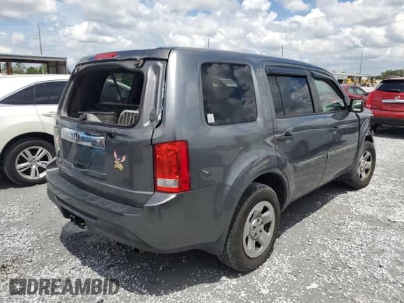 2012 Honda Pilot LX с VIN 5FNYF3H27CB009809, выставлен на аукционе Copart как лот 81055135 с пробегом 160 560 миль миль и На запчасти • Non repairable. История ставок и продаж доступна на DreamBid. Изображение 3.