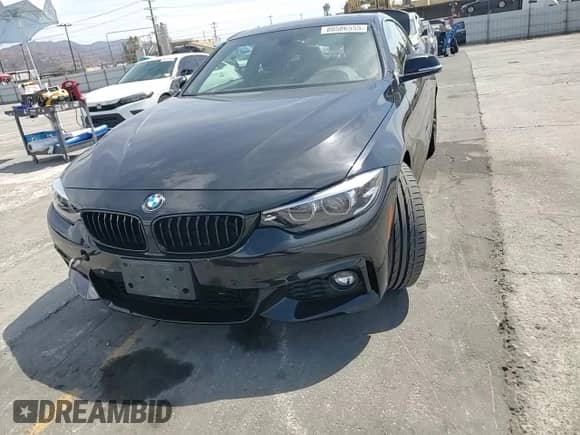 2019 BMW 4 Series 440i with VIN WBA4W7C57KAG52949, listed as a Copart auction lot 80586555 with 47,314 mi miles and Salvage title. Bid and sale history available at DreamBid. Image 13.