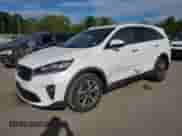2019 Kia Sorento EX with VIN 5XYPHDA53KG464244, listed as a Copart auction lot 80789575 with 102,914 mi miles and Salvage title. Bid and sale history available at DreamBid. Image 1.