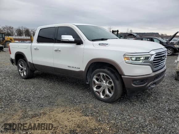2020 Ram 1500 Longhorn с VIN 1C6SRFKM8LN323731, выставлен на аукционе Copart как лот 84381484 с пробегом 16 243 миль миль и Списание • Salvage title. История ставок и продаж доступна на DreamBid. Изображение 4.