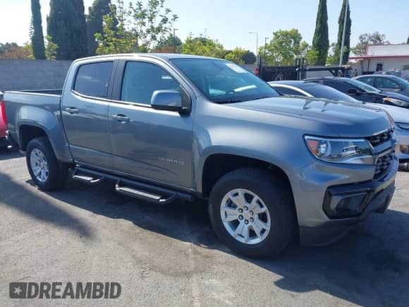 2021 Chevrolet Colorado 2WD LT with VIN 1GCGSCEN0M1296720, listed as a IAAI auction lot 42531563 with 28,032 mi miles and . Bid and sale history available at DreamBid. Image 1.