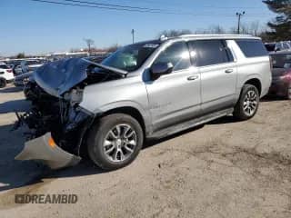 2024 Chevrolet Suburban LT with VIN 1GNSKCKD9RR185377, listed as a Copart auction lot 42807955 with 14,651 mi miles and Salvage title. Bid and sale history available at DreamBid. Image 1.