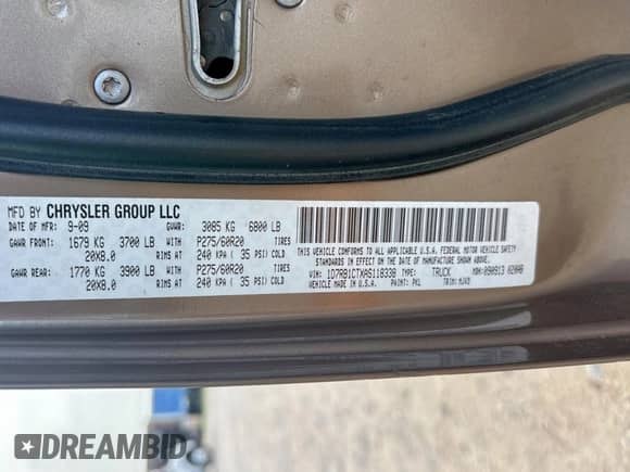 2010 Dodge 1500 SLT with VIN 1D7RB1CTXAS118338, listed as a Copart auction lot 70270445 with 213,437 mi miles and Clean title. Bid and sale history available at DreamBid. Image 10.