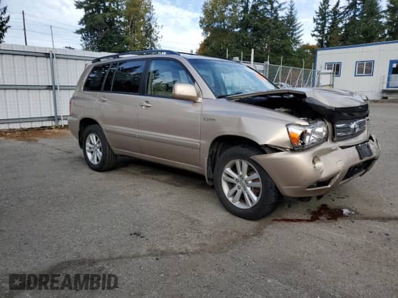 2006 Toyota Highlander Limited with VIN JTEEW21A760007927, listed as a Copart auction lot 87453505 with 227,869 mi miles and Salvage title. Bid and sale history available at DreamBid. Image 4.