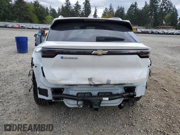 2024 Chevrolet Equinox EV LT с VIN 3GN7DLRP3RS243657, выставлен на аукционе Copart как лот 56170955 с пробегом 8 751 миль миль и Списание • Salvage title. История ставок и продаж доступна на DreamBid. Изображение 6.