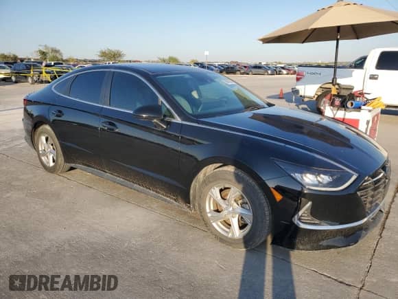 2021 Hyundai Sonata SE with VIN 5NPEG4JA1MH110337, listed as a Copart auction lot 78431274 with 48,878 mi miles and Salvage title. Bid and sale history available at DreamBid. Image 4.