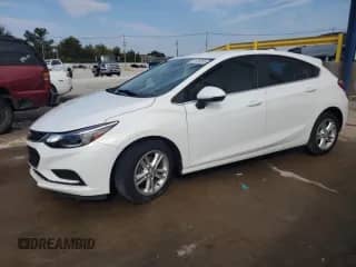 2018 Chevrolet Cruze LT with VIN 3G1BE6SM4JS576075, listed as a Copart auction lot 81135265 with 87,663 mi miles and Non repairable. Bid and sale history available at DreamBid. Image 1.