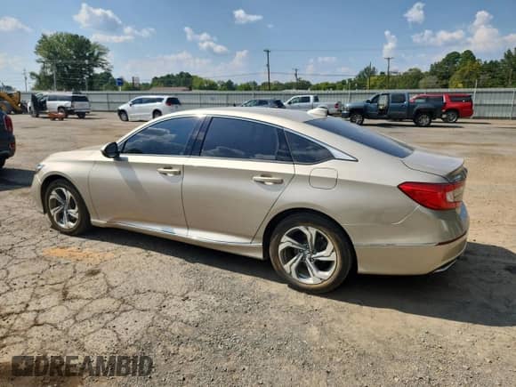 2018 Honda Accord EX-L with VIN 1HGCV1F59JA260482, listed as a Copart auction lot 80185685 with 109,348 mi miles and Salvage title. Bid and sale history available at DreamBid. Image 2.