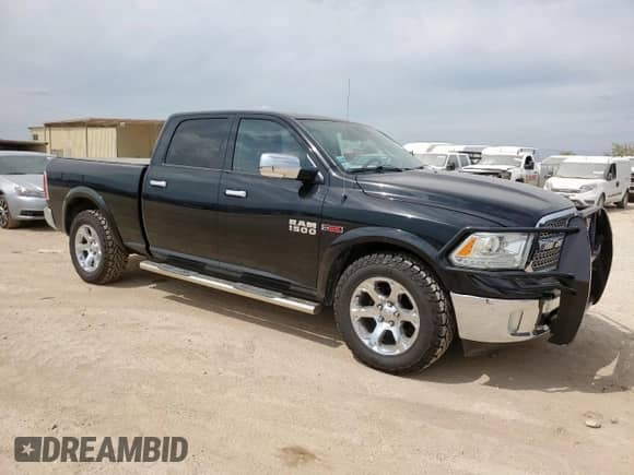 2014 Ram 1500 Laramie z VIN 1C6RR7VM5ES355590, wystawiony jako Copart lot #81877765 z przebiegiem 105 567 mil mil oraz Czysty tytuł • Clean title. Historia ofert i sprzedaży dostępna na DreamBid. Obrazek 4.