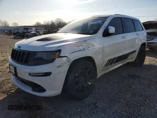 2016 Jeep Grand Cherokee SRT with VIN 1C4RJFDJXGC486674, listed as a Copart auction lot 49088325 with 63,701 mi miles and Salvage title. Bid and sale history available at DreamBid. Image 1.
