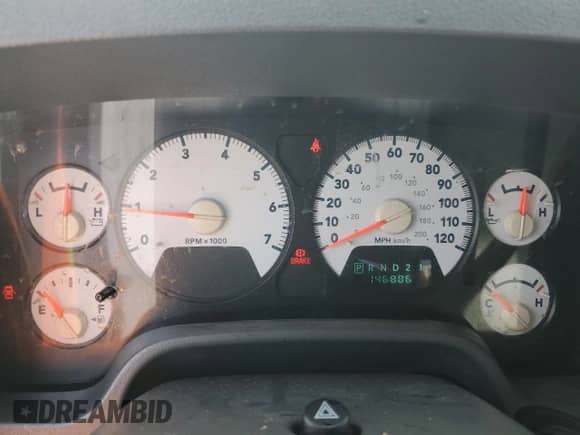 2006 Dodge 1500 SLT with VIN 1D7HU18N76S554359, listed as a Copart auction lot 68918175 with 146,886 mi miles and Salvage title. Bid and sale history available at DreamBid. Image 9.