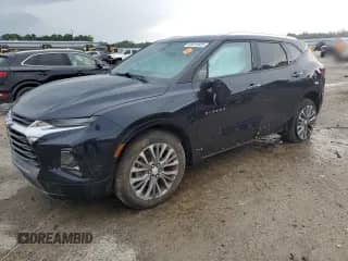 2020 Chevrolet Blazer Premier с VIN 3GNKBFRSXLS541894, выставлен на аукционе Copart как лот 58819925 с пробегом 73 280 миль миль и На запчасти • Non repairable. История ставок и продаж доступна на DreamBid. Изображение 1.