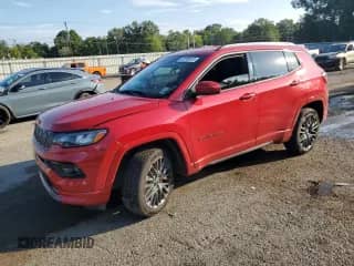 2022 Jeep Compass (RED) Edition with VIN 3C4NJDCB6NT177329, listed as a Copart auction lot 67070815 with 44,327 mi miles and Salvage title. Bid and sale history available at DreamBid. Image 1.