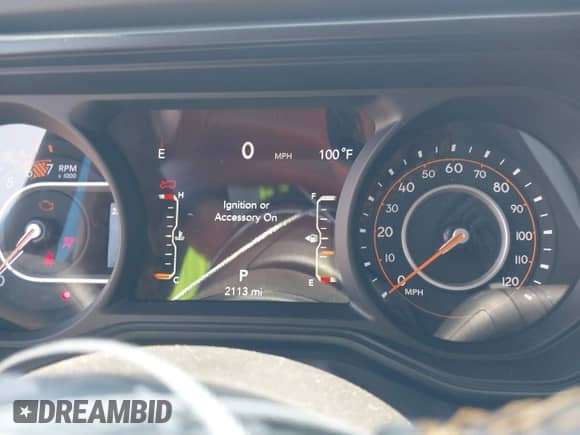 2024 Jeep Wrangler Sahara with VIN 1C4PJXEG9RW370965, listed as a IAAI auction lot 42712632 with 2,113 mi miles and . Bid and sale history available at DreamBid. Image 7.