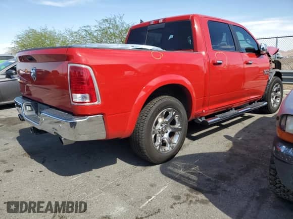 2017 Ram 1500 Laramie z VIN 1C6RR6NTXHS730928, wystawiony jako Copart lot #58758165 z przebiegiem 145 701 mil mil oraz Szkoda całkowita • Salvage title. Historia ofert i sprzedaży dostępna na DreamBid. Obrazek 3.