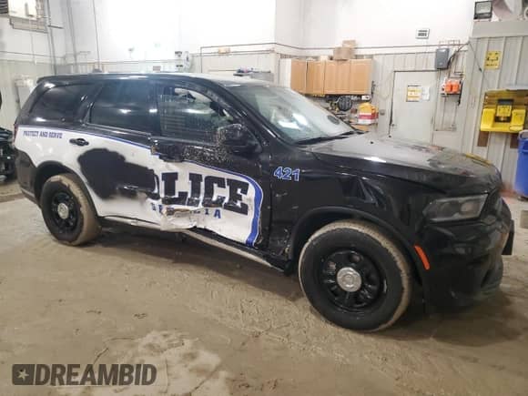 2024 Dodge Durango Pursuit with VIN 1C4SDJFT8RC241174, listed as a Copart auction lot 42938435 with 1,545 mi miles and Salvage title. Bid and sale history available at DreamBid. Image 4.